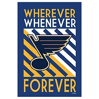 St. Louis Blues 3' x 5' Forever Fan Double-Sided House Flag