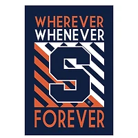 Syracuse Orange 3' x 5' Forever Fan Double-Sided House Flag