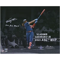 Vladimir Guerrero Jr. Toronto Blue Jays Autographed 16" x 20" All-Star Game MVP Collage Photograph with "2021 ASG MVP" Inscription - Limited Edition of 21