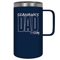 Seattle Seahawks Dad 18oz. Hustle Travel Mug