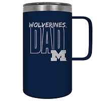 Michigan Wolverines Dad 18oz. Hustle Travel Mug