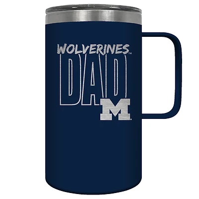 Michigan Wolverines Dad 18oz. Hustle Travel Mug
