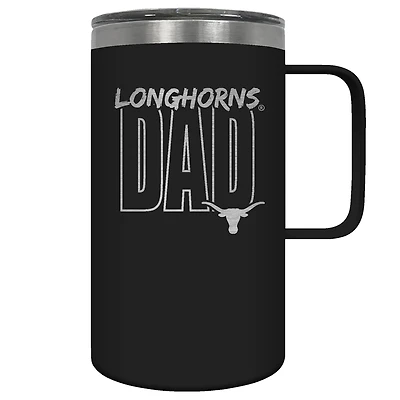 Texas Longhorns Dad 18oz. Hustle Travel Mug
