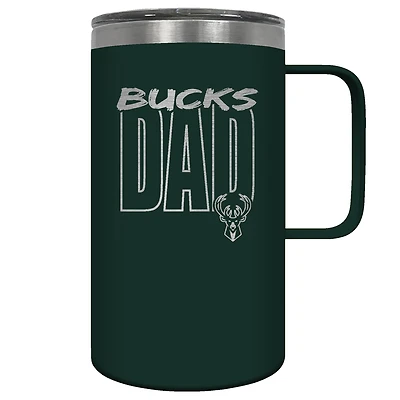 Milwaukee Bucks Dad 18oz. Hustle Travel Mug
