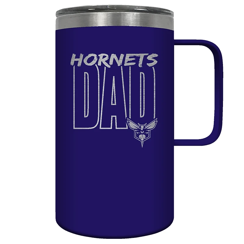 Charlotte Hornets Dad 18oz. Hustle Travel Mug
