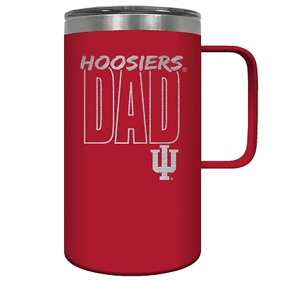Indiana Hoosiers Dad 18oz. Hustle Travel Mug