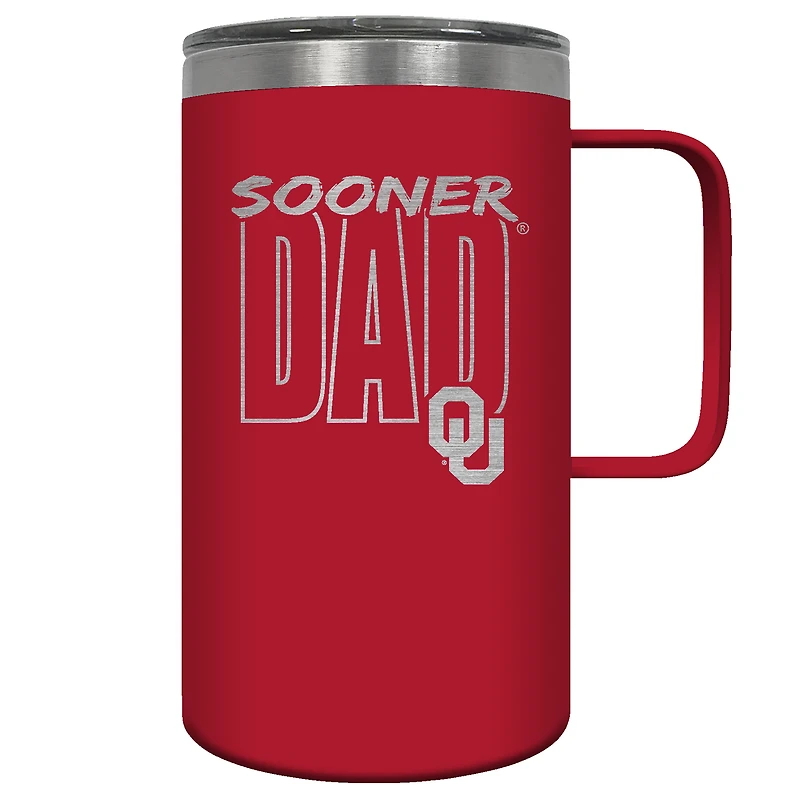 Oklahoma Sooners Dad 18oz. Hustle Travel Mug