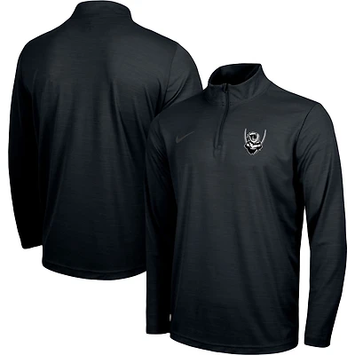 Men's Nike Black Virginia Cavaliers Dark Mode Intensity Quarter-Zip Performance Jacket