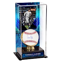 Aaron Judge New York Yankees Autographed Baseball and 1st Career Walk-Off Home Run Sublimated Display Case