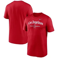 Men's Nike Red Los Angeles Angels Local Legend Practice Performance T-Shirt