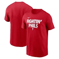 Men's Nike Red Philadelphia Phillies Rally Rule T-Shirt