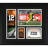 Steve Clark Houston Dynamo FC Framed 15" x 17" Player Core Collage