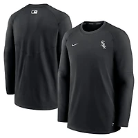 Men's Nike Black Chicago White Sox Authentic Collection Logo Performance Long Sleeve T-Shirt