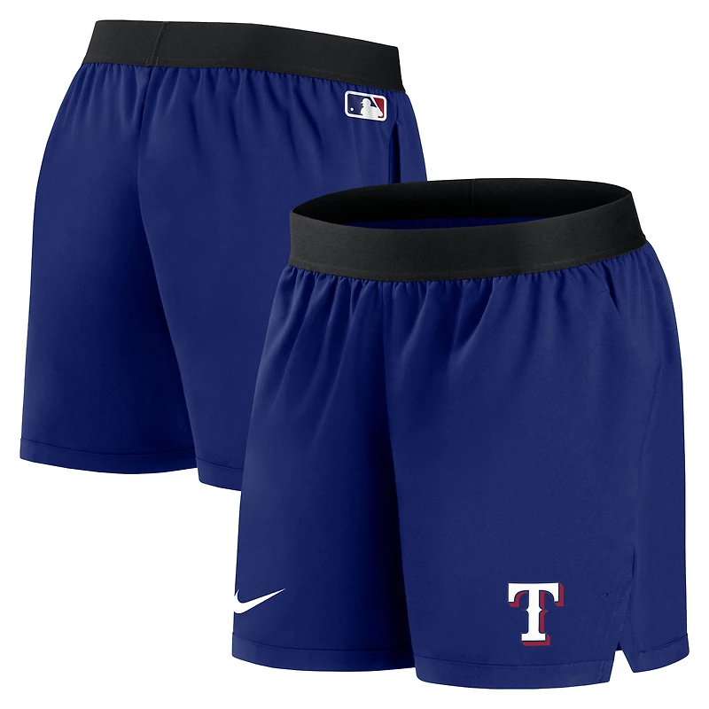Women's Nike Royal Texas Rangers Authentic Collection Team Performance Shorts