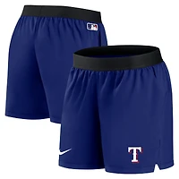 Women's Nike Royal Texas Rangers Authentic Collection Team Performance Shorts