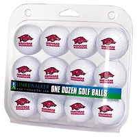 Arkansas Razorbacks 12-Pack Golf Ball Set