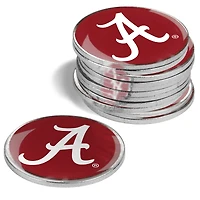 Alabama Crimson Tide 12-Pack Golf Ball Marker Set