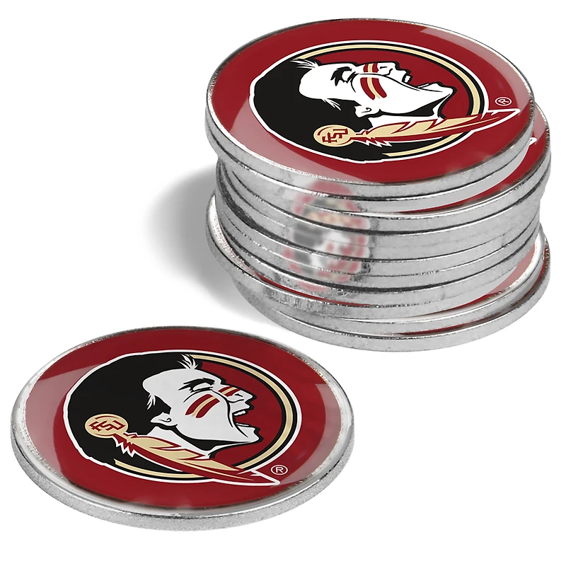 Florida State Seminoles 12-Pack Golf Ball Marker Set