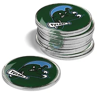 Tulane Green Wave 12-Pack Golf Ball Marker Set