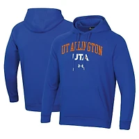 Men's Under Armour Blue UT Arlington Mavericks All Day Fleece Pullover Hoodie
