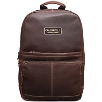 Brown Cal State L.A. Golden Eagles Logo Plate Kannah Canyon Backpack