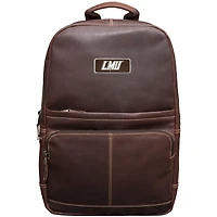 Brown Lincoln Memorial Railsplitters Logo Plate Kannah Canyon Backpack
