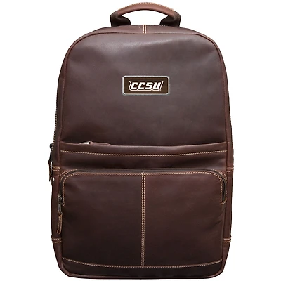Brown Central Connecticut State Blue Devils Logo Plate Kannah Canyon Backpack