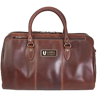 Brown Lasell Lasers Logo Plate Niagara Canyon Duffel Bag