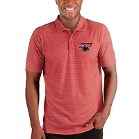 Men's Antigua Heathered Red Clark Atlanta University Panthers Esteem Polo