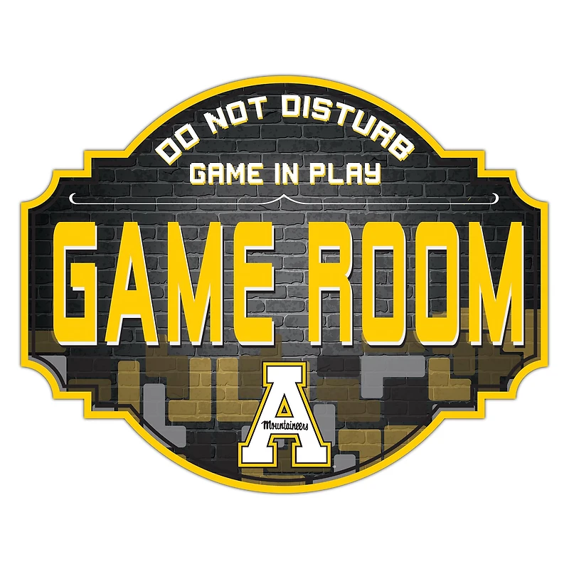 Appalachian State Mountaineers 12'' Game Room Tavern Sign