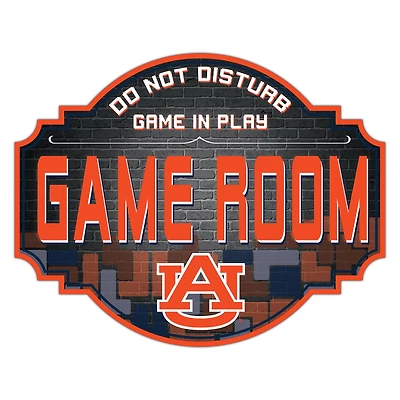 Auburn Tigers 12'' Game Room Tavern Sign