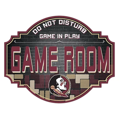 Florida State Seminoles 12'' Game Room Tavern Sign