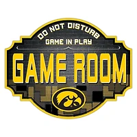 Iowa Hawkeyes 12'' Game Room Tavern Sign