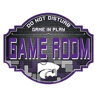 Kansas State Wildcats 12'' Game Room Tavern Sign