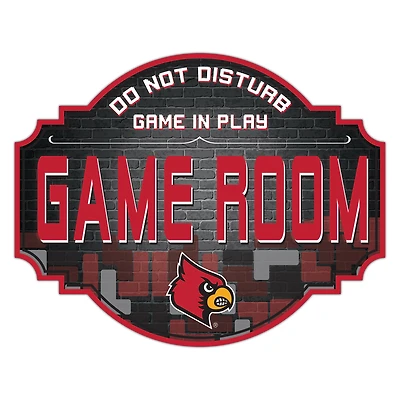 Louisville Cardinals 12'' Game Room Tavern Sign