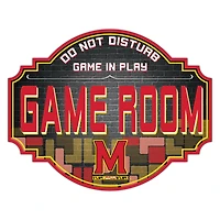Maryland Terrapins 12'' Game Room Tavern Sign