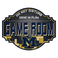 Michigan Wolverines 12'' Game Room Tavern Sign