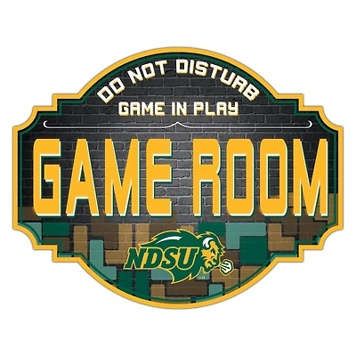 NDSU Bison 12'' Game Room Tavern Sign