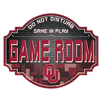 Oklahoma Sooners 12'' Game Room Tavern Sign