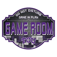 TCU Horned Frogs 12'' Game Room Tavern Sign