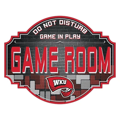 Western Kentucky Hilltoppers 12'' Game Room Tavern Sign