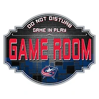 Columbus Blue Jackets 12'' Game Room Tavern Sign