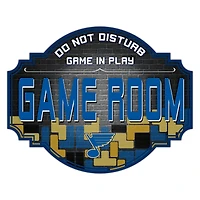 St. Louis Blues 12'' Game Room Tavern Sign