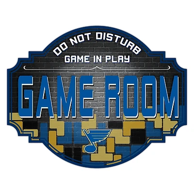 St. Louis Blues 12'' Game Room Tavern Sign