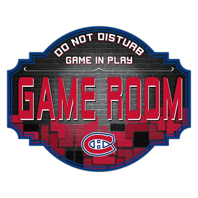 Montreal Canadiens 12'' Game Room Tavern Sign