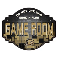 Anaheim Ducks 12'' Game Room Tavern Sign