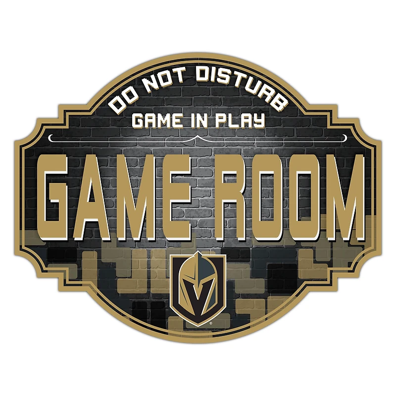 Vegas Golden Knights 12'' Game Room Tavern Sign