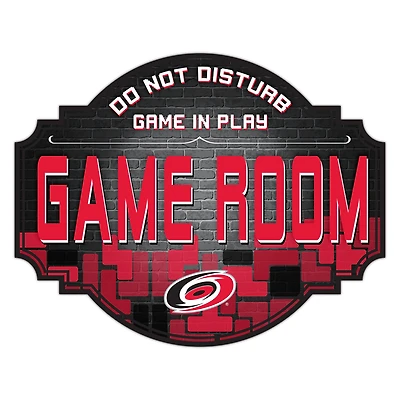 Carolina Hurricanes 12'' Game Room Tavern Sign