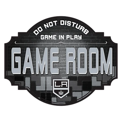 Los Angeles Kings 12'' Game Room Tavern Sign