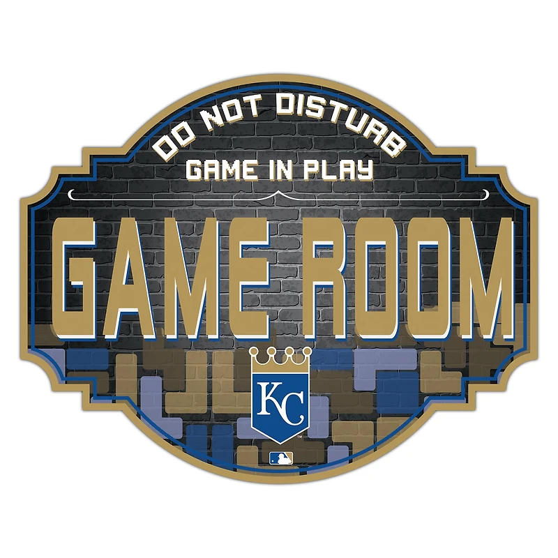 Kansas City Royals 12'' Game Room Tavern Sign